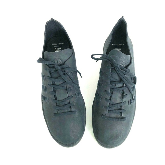 adidas Other - Adidas 12 Wings + Horns Blue Leather Sneakers